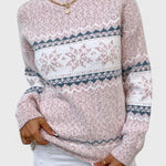 Trui met Sneeuwvlokken – Elegant Gebreid