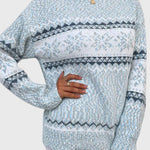 Trui met Sneeuwvlokken – Elegant Gebreid