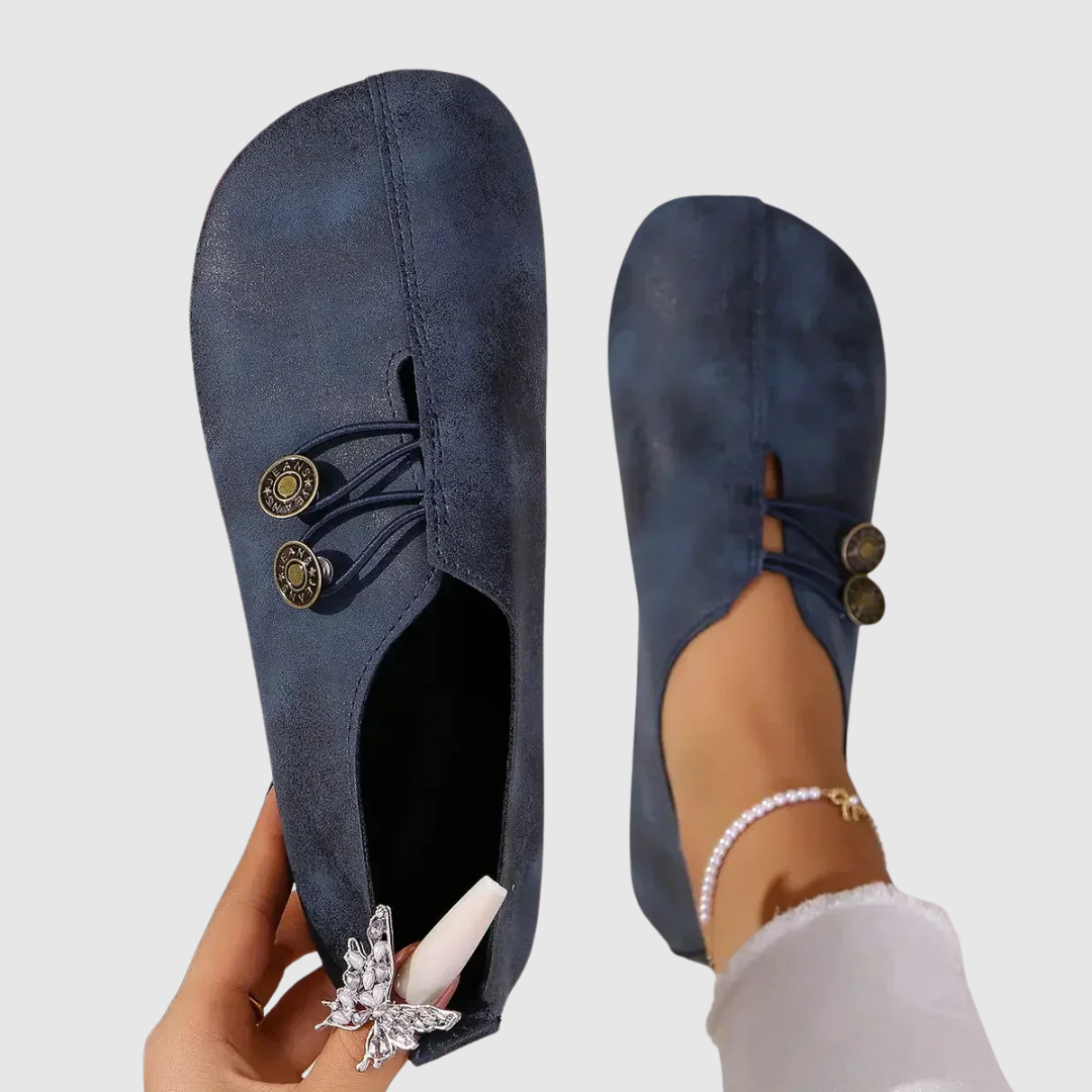 Mocassins confort "Jana" – Daim doux