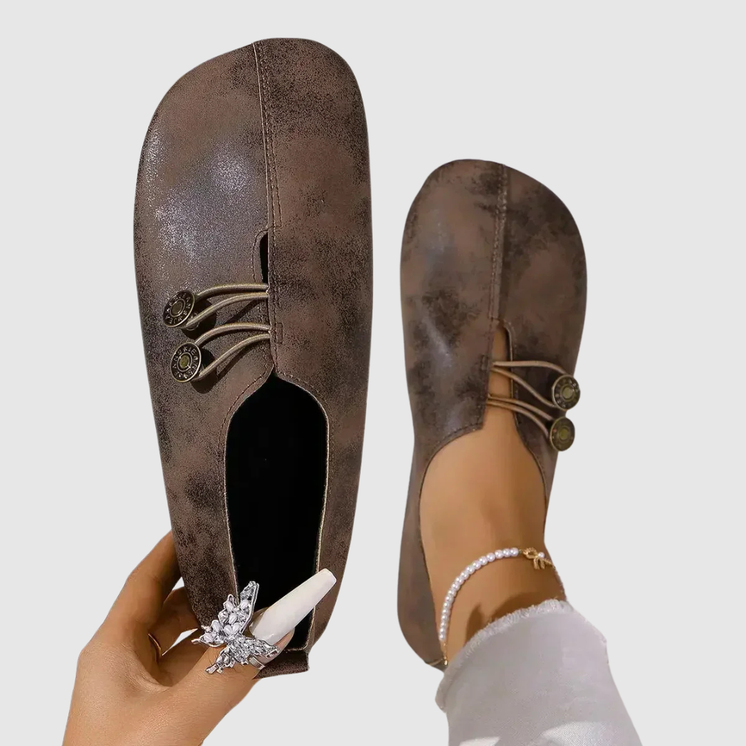 Mocassins confort "Jana" – Daim doux
