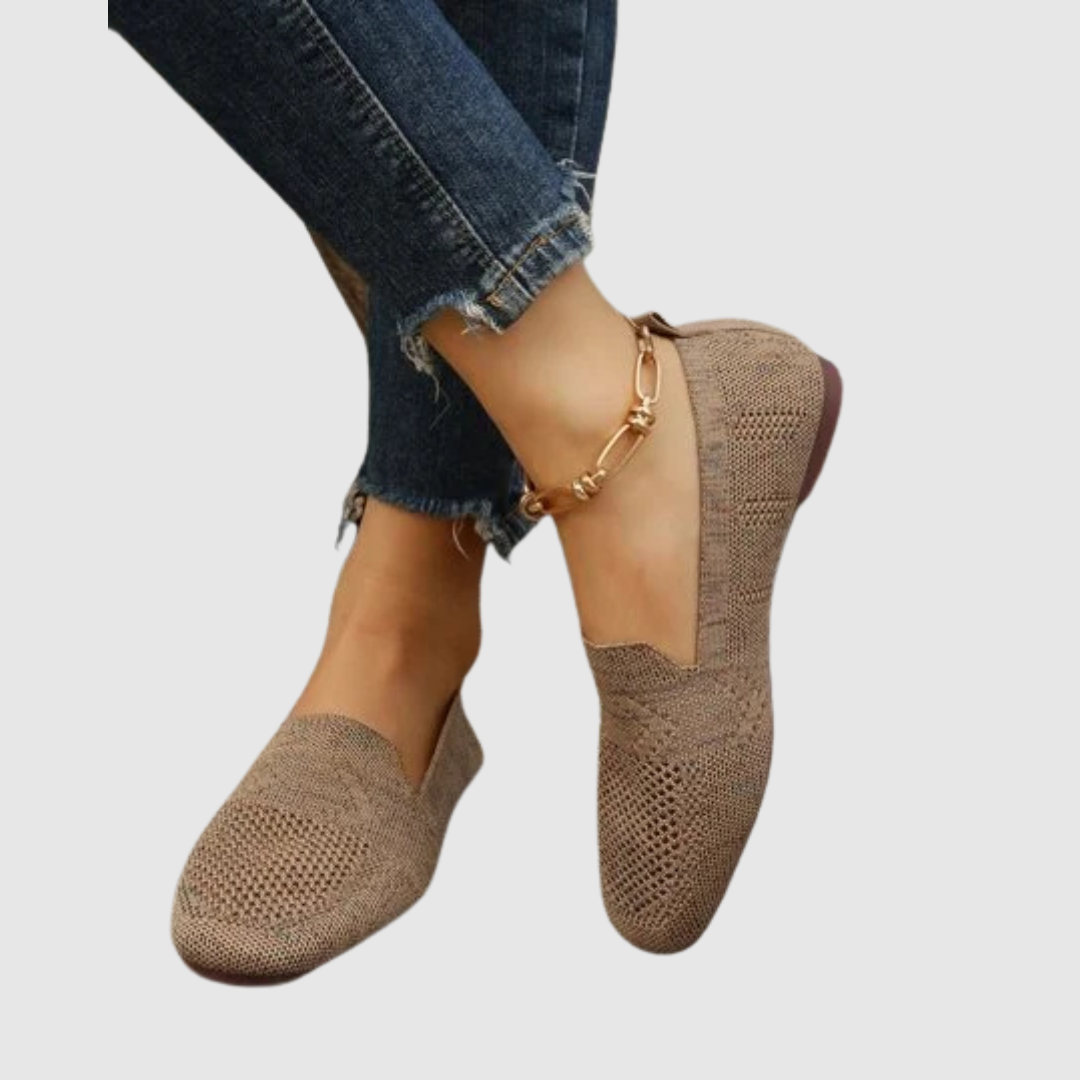 Mocassins confort "Gisela" – Maille élastique