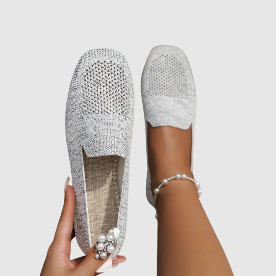 Mocassins confort "Gisela" – Maille élastique