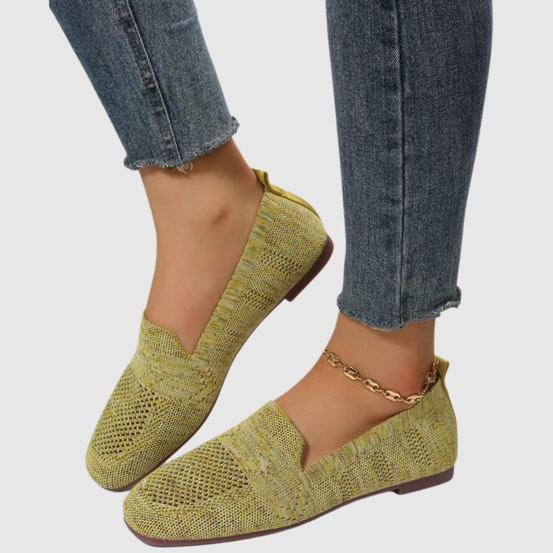 Mocassins confort "Gisela" – Maille élastique