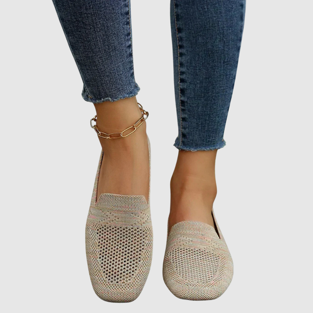 Mocassins confort "Gisela" – Maille élastique