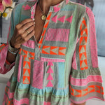 Robe Évasée Bohème "Juliane" – À Volants