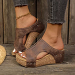 Sleehaksandalen "Leni" – Met Studs