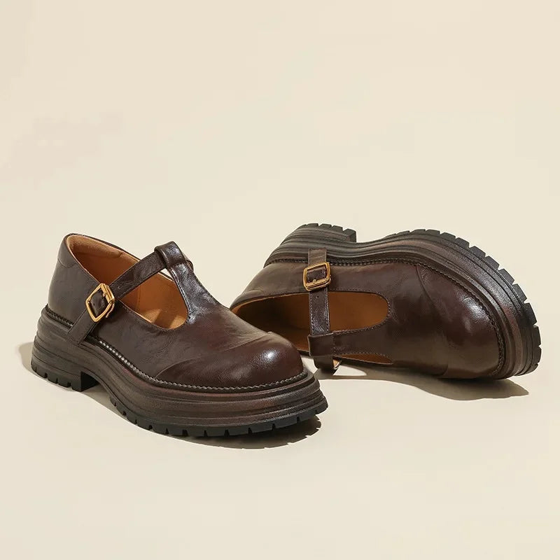 Mary Janes – Chaussures élégantes en cuir
