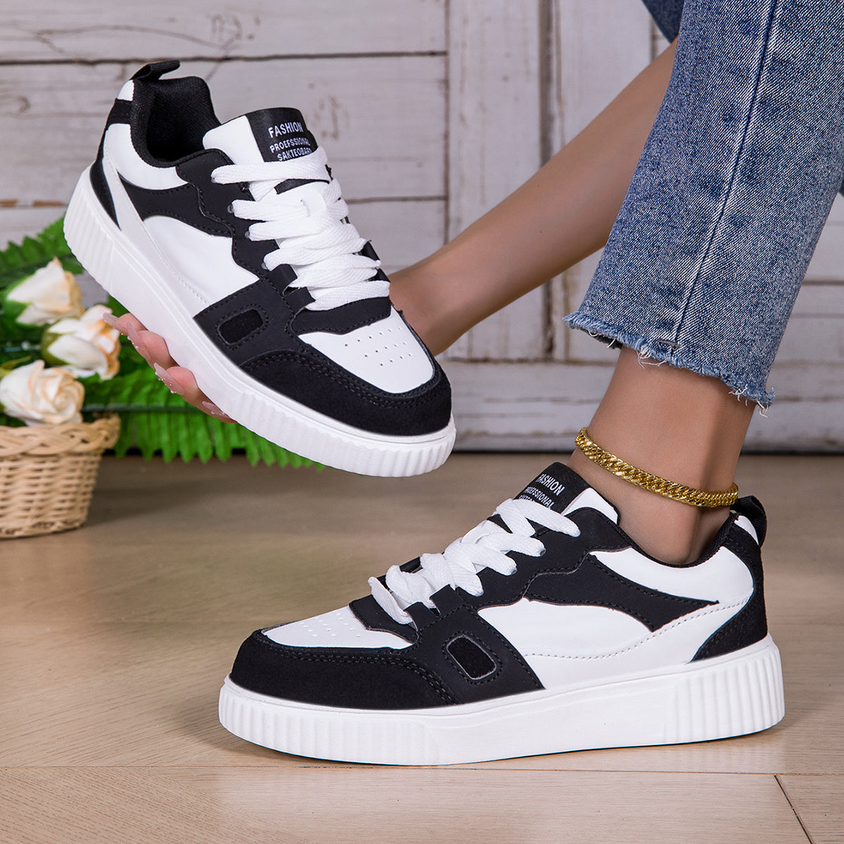 Sneakers "Marlene" – Licht & Antislip