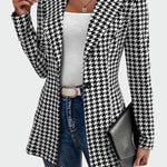 Blazer à carreaux – Élégant et raffiné