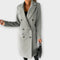 Manteau en laine "Christa" – Style trench à ceinture