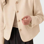 Blazer élégant – Boutons dorés