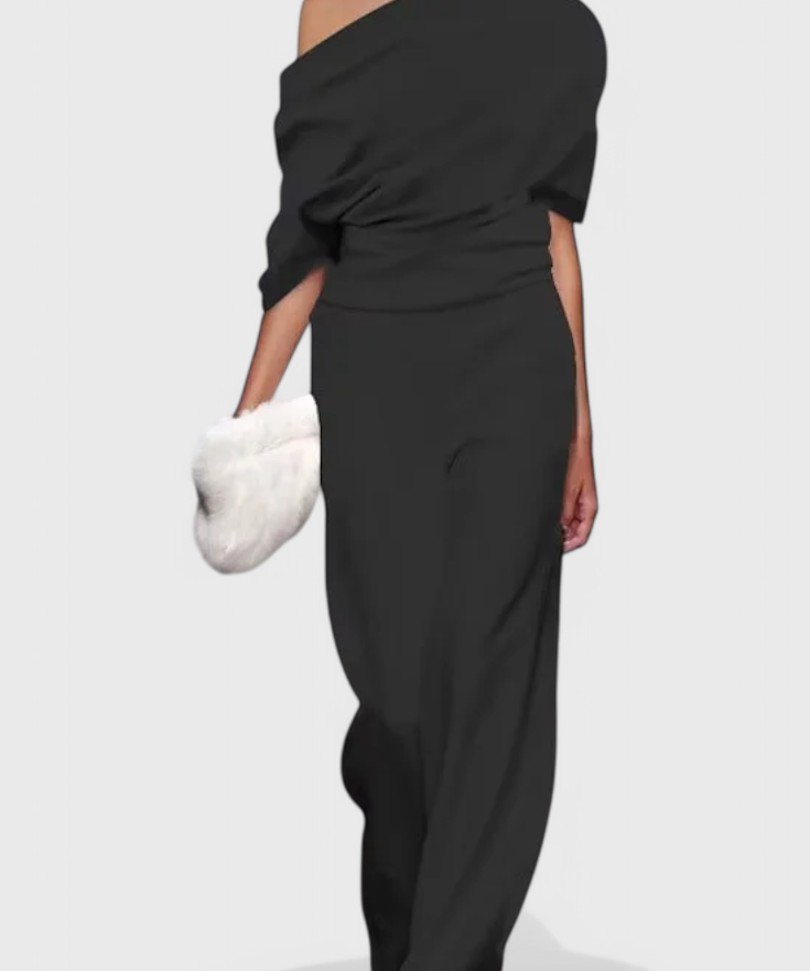 Jumpsuit "Emma" – Wijde Pijpen voor Elke Dag
