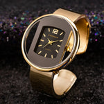 Horloge "Dristig" – Zwart & Goud