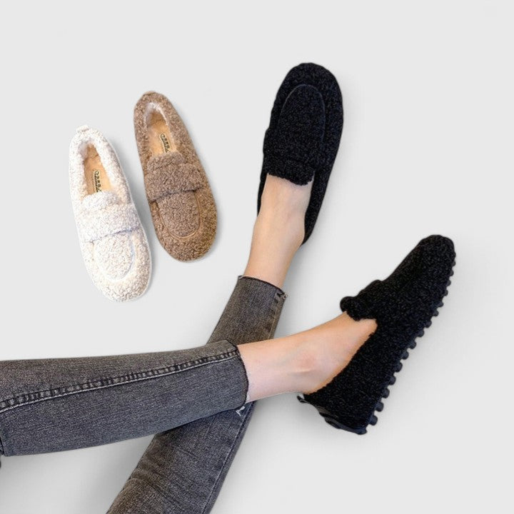 Pantoffels "Ulrike" – Lamswol Mocassin