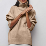 Trui "Irene" – Comfortabel met Hoge Kraag