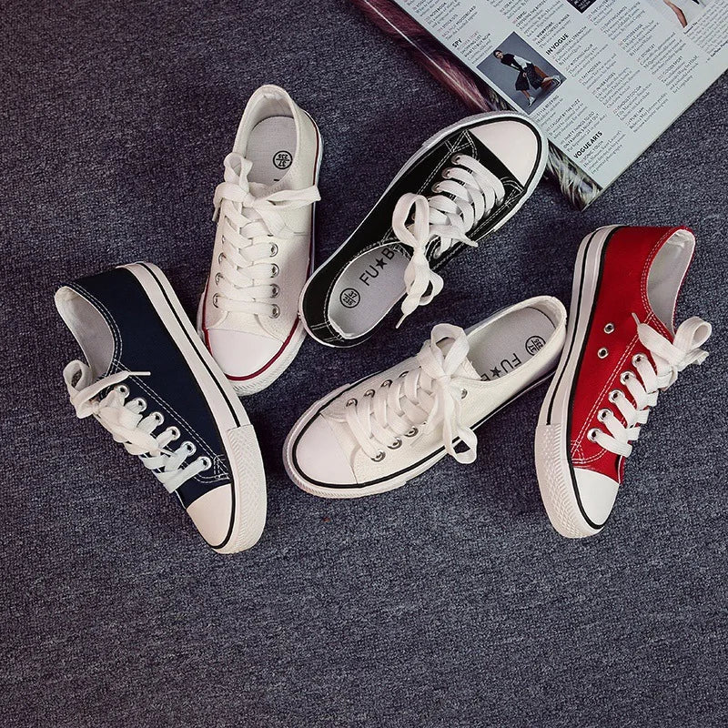 Canvas Sneakers "Irene" – Vintage Modern
