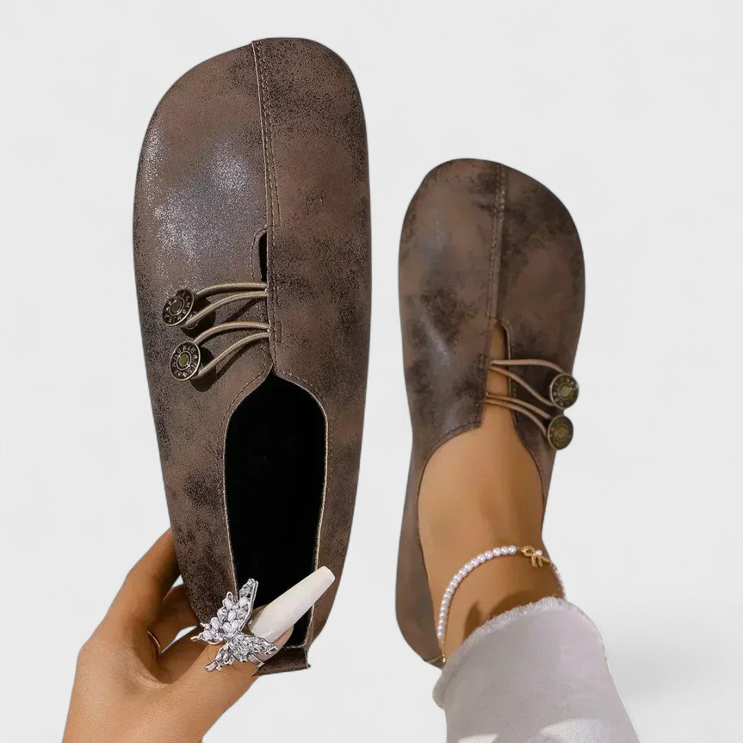 Mocassins confort "Regina" – Daim doux