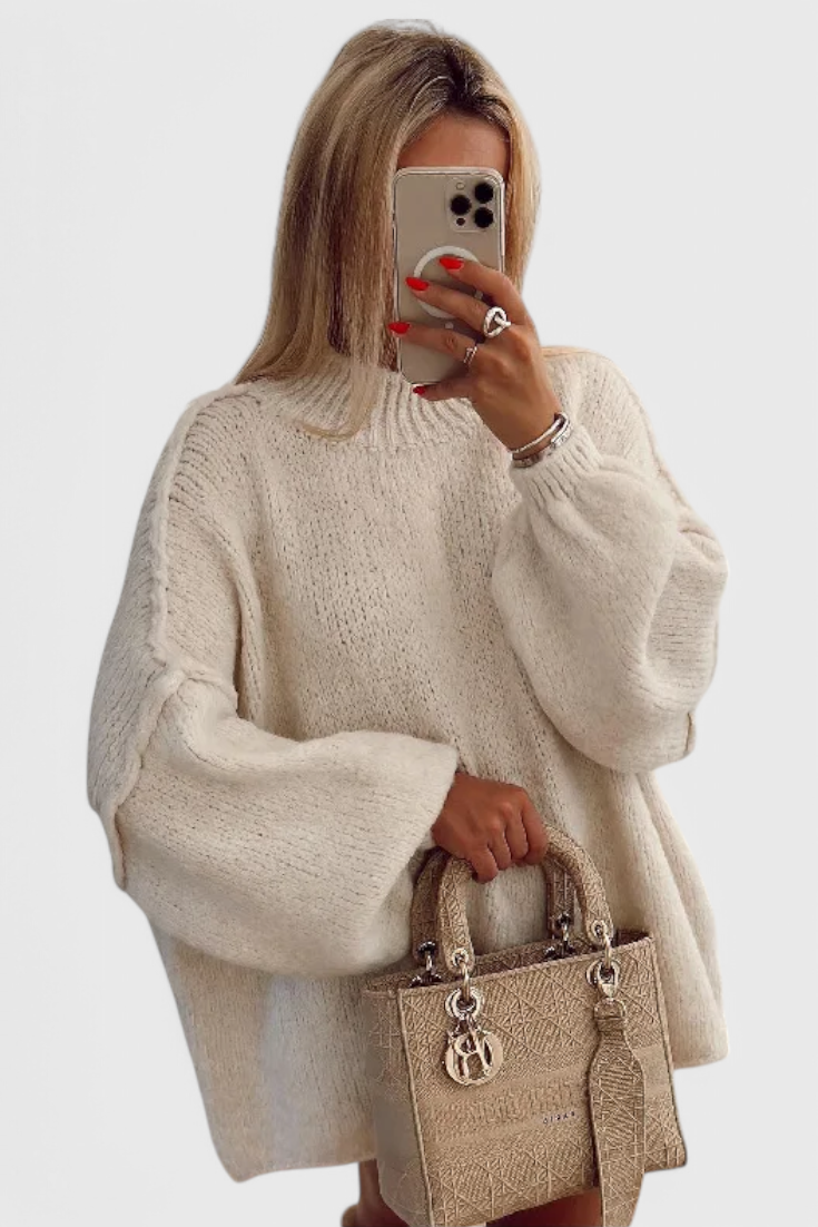 Pull "Jana" – Oversize à manches ballon