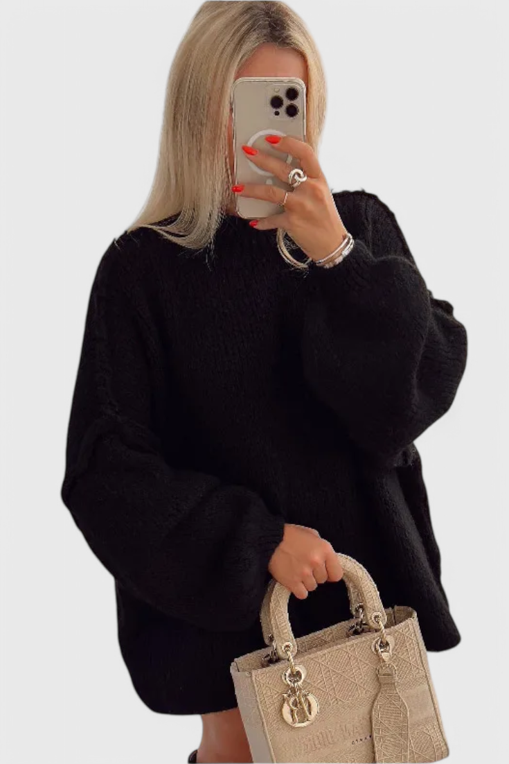 Pull "Jana" – Oversize à manches ballon