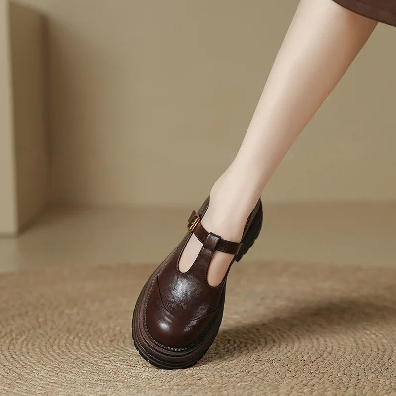 Mary Janes – Chaussures élégantes en cuir