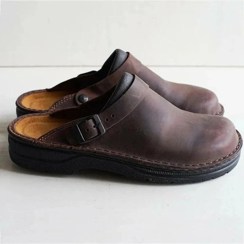 Slip-On "Merle" – Casual Leerlook