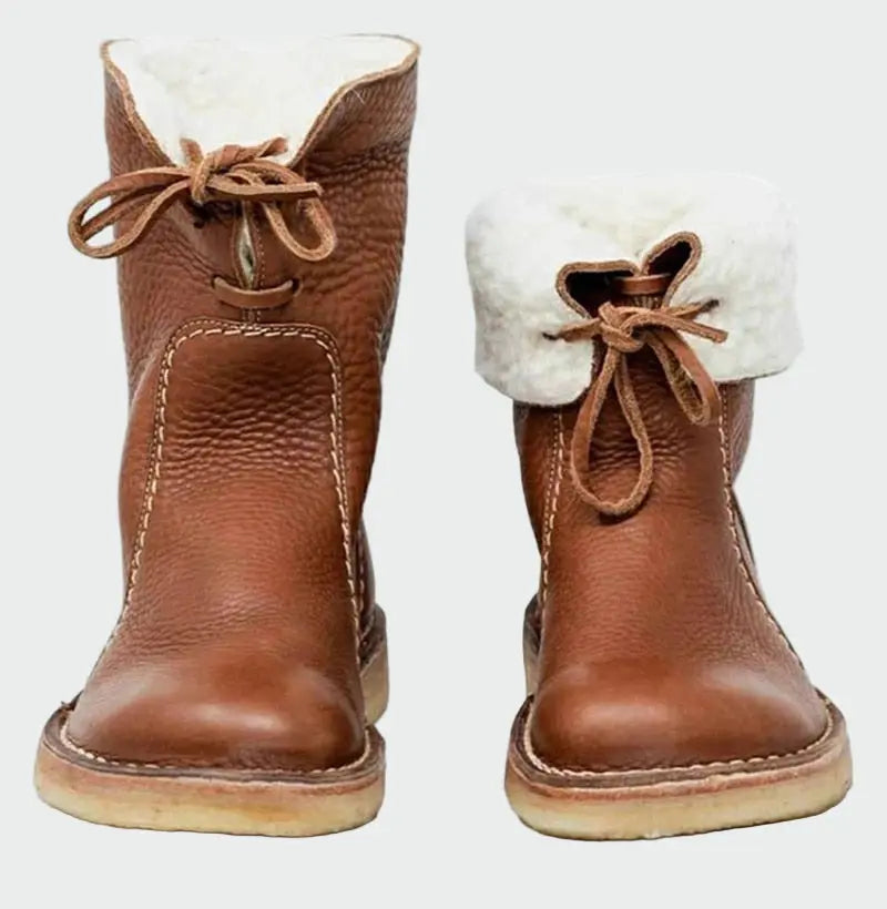 Bottes d'hiver – Cuir imperméable doublé
