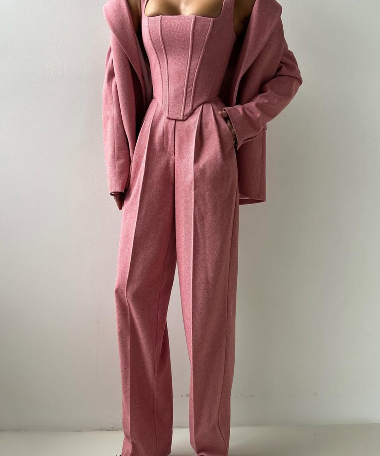 Ensemble trois pièces "Elegance" – Blazer, blouse & pantalon