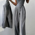 Ensemble trois pièces "Elegance" – Blazer, blouse & pantalon
