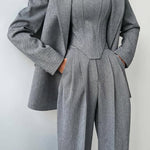 Ensemble trois pièces "Elegance" – Blazer, blouse & pantalon