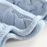 Pull "Ulrike" – Maille torsadée à col montant