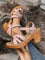 Sandales à talon carré "Edith" – Brides tressées
