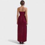 Robe bustier "Margarethe" – Jupe plissée