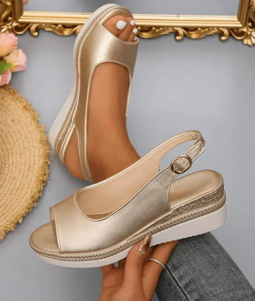Orthopedische Sandalen "Gisela" – Espadrillerand