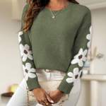 Pull "Silke" – Maille à Manches Fleuries