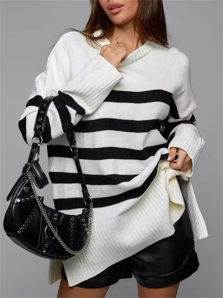 Pull "Ulrike" – Rayé Ample