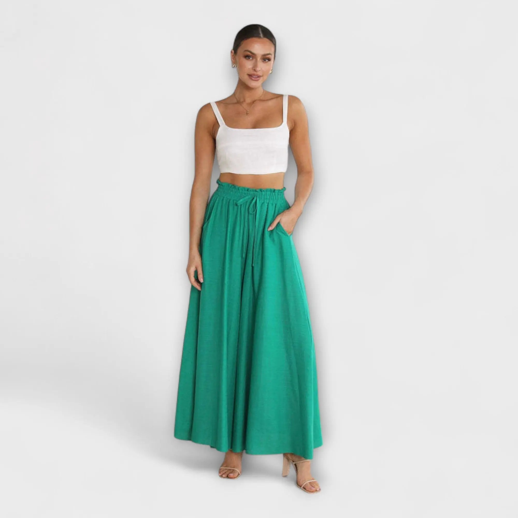 Losse Broek "Lea" – Hoge Taille