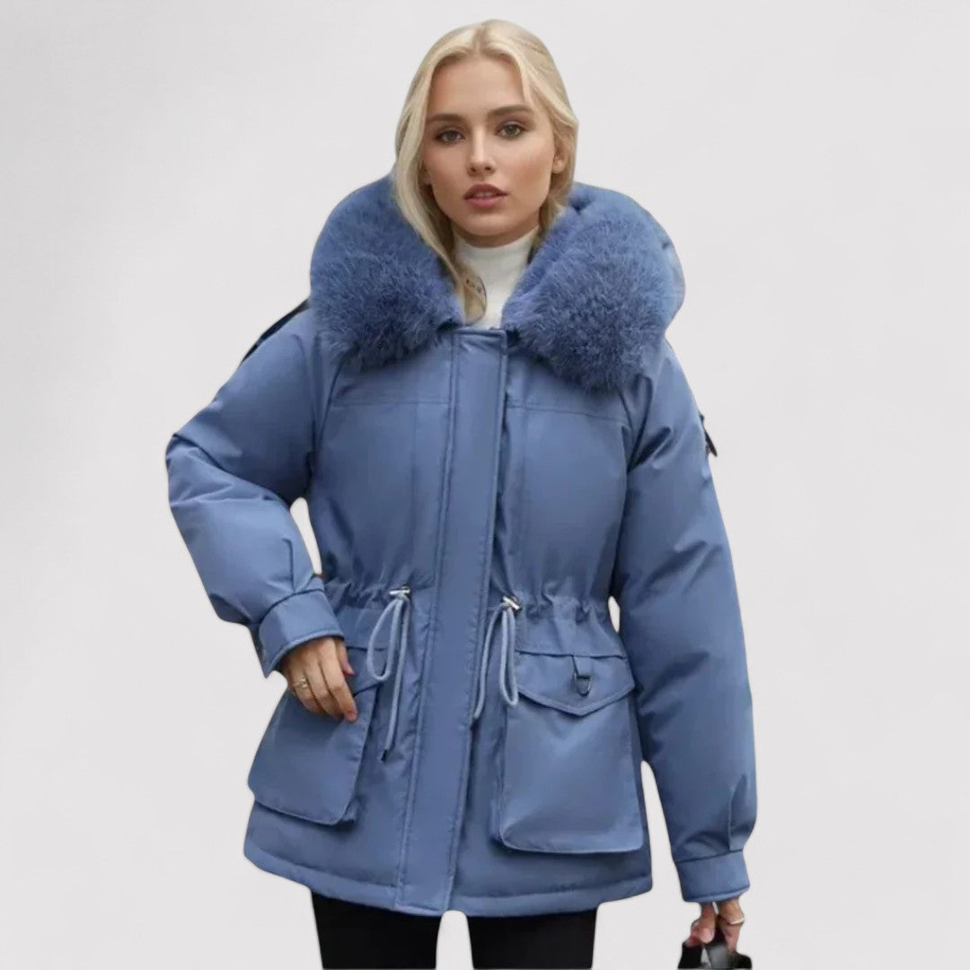 Wintermantel "Elsa" – Kap met Imitatiebont