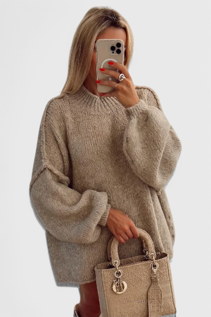 Pull "Jana" – Oversize à manches ballon