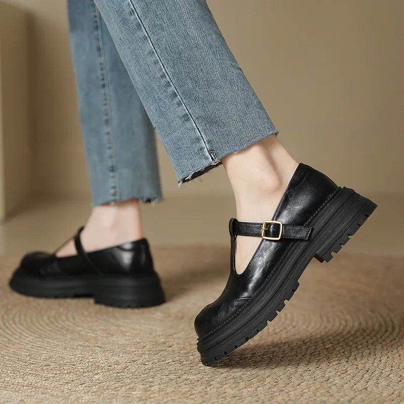 Mary Janes – Chaussures élégantes en cuir