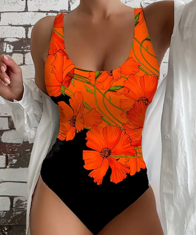 Badpak "Luise" – Elegant Bloemenmotief