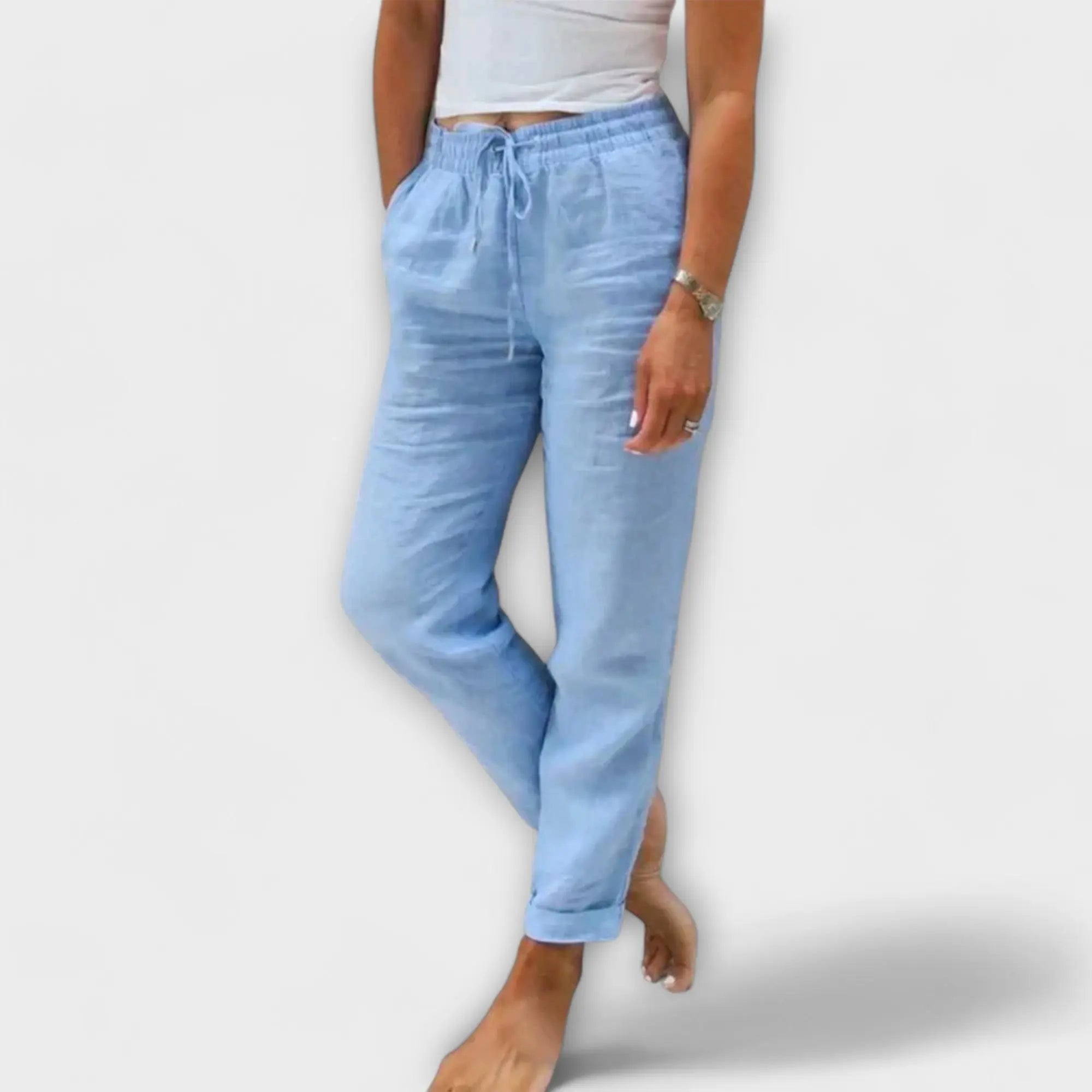 Lichte Linnen Broek "Ida"