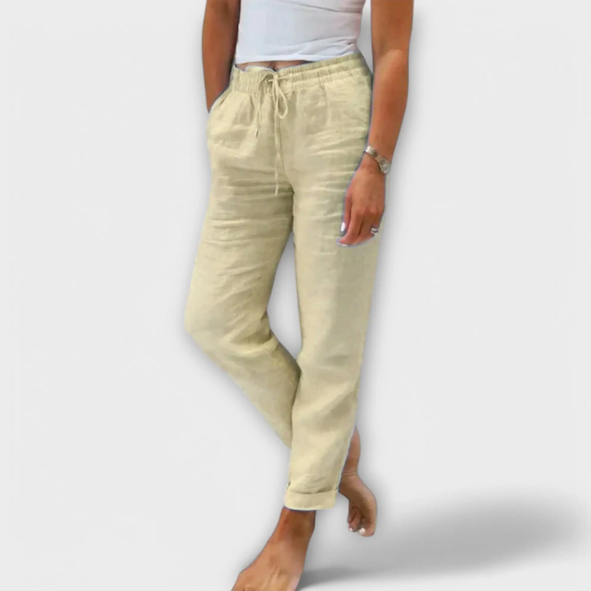 Lichte Linnen Broek "Ida"