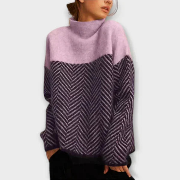 Pull à col roulé "Angelika" – Cachemire doux