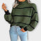 Pull Rayé "Chavala" – Col Montant
