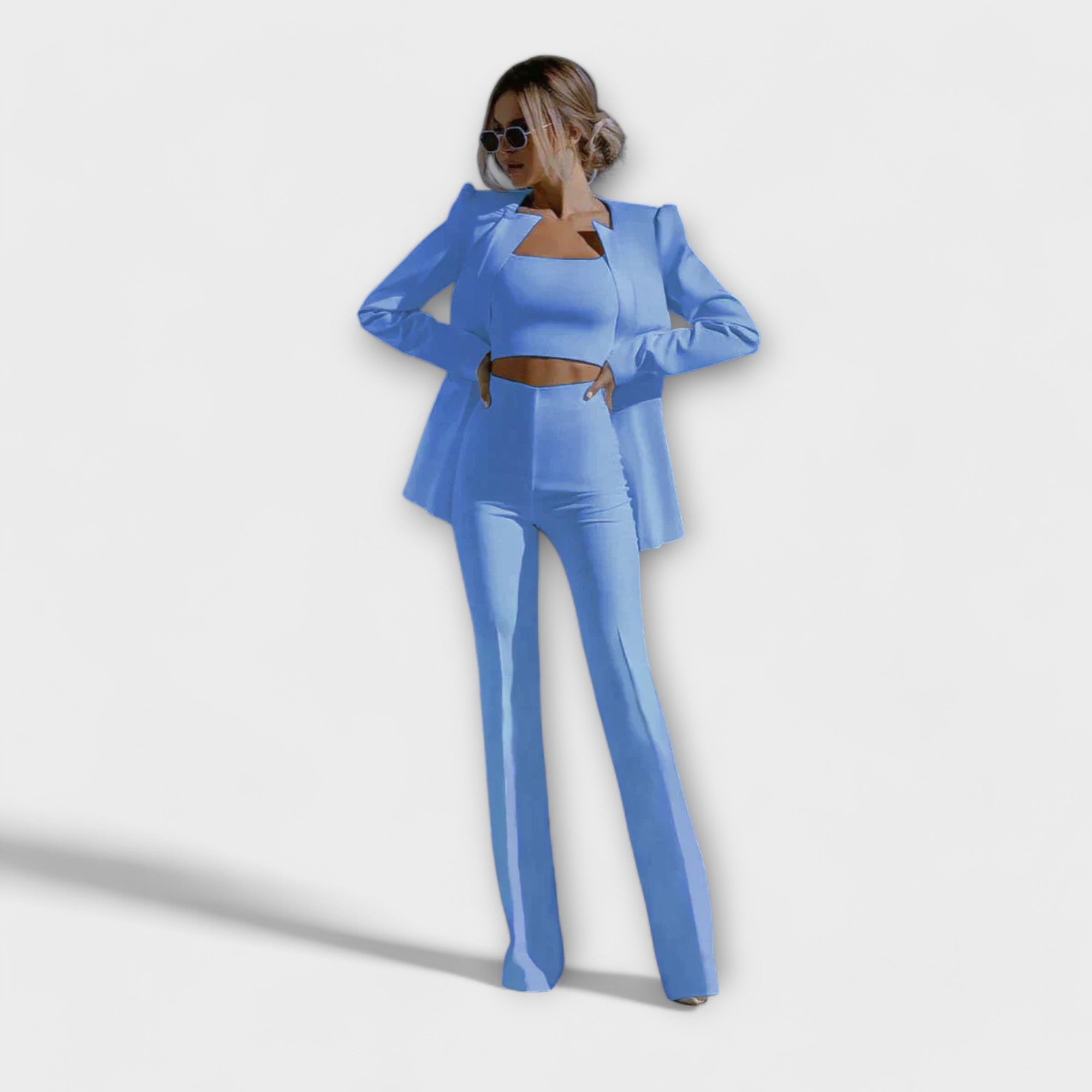 Ensemble trois pièces "Selina" – Blazer, blouse & pantalon