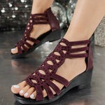 Sandales orthopédiques "Emma" – Zip latéral