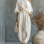 Off-Shoulder Set "Leni" – Crèmewit