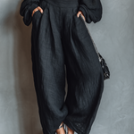 Off-Shoulder Set "Svenja" – Met Wijde Broek