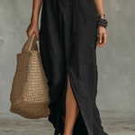Robe Longue Ample "Martha" – À Boutons