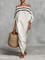 Off-Shoulder Maxikleed "Mia" – Wit met Vleermuismouwen